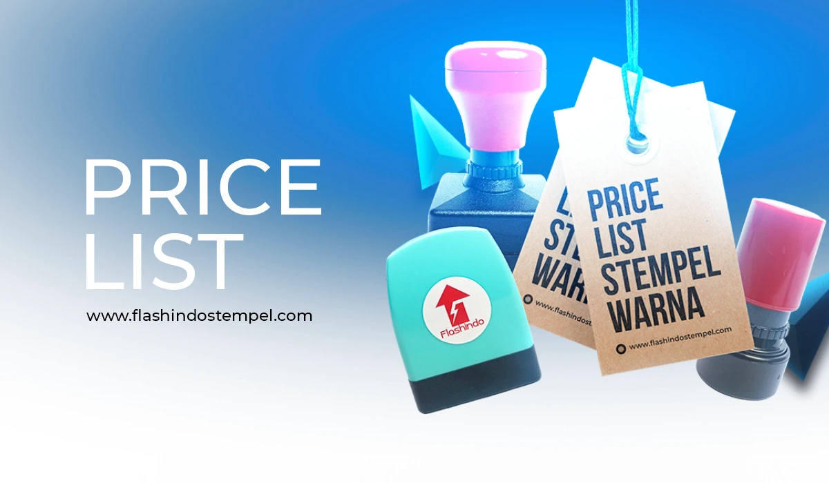 daftar harga stempel warna flashindo